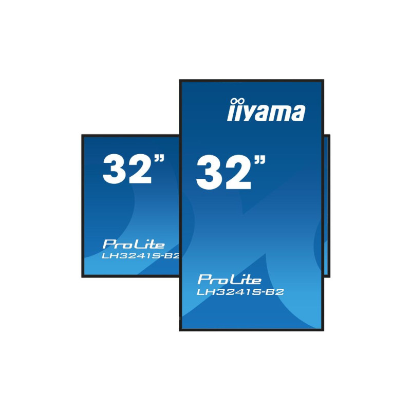 Image secondaire de IIYAMA LFD 32 Noir dalle IPS 16:9 1920x1080 24/7 350 cd/m 8ms VGA 3xHDMI USB M