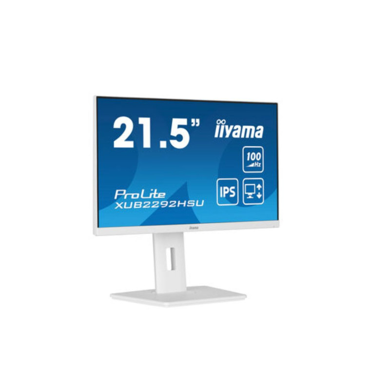 Image secondaire de Ecran IIYAMA 21,5 Blanc IPS ULTRA MINCE 0.4ms 100Hz 1920x1080 250 cd/m HP 1xHD