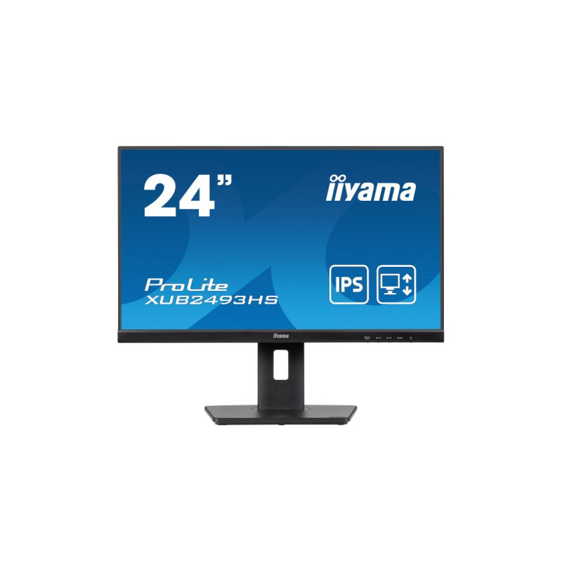 Ecran IIYAMA 23,8'' Noir dalle IPS Ultra mince 16:9 1920x1080 0.5ms 100Hz 250 cd