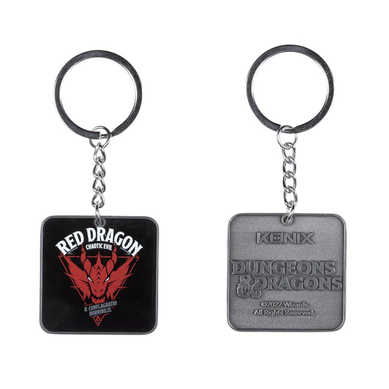 Konix Porte clés Dragon rouge Dungeons & Dragons