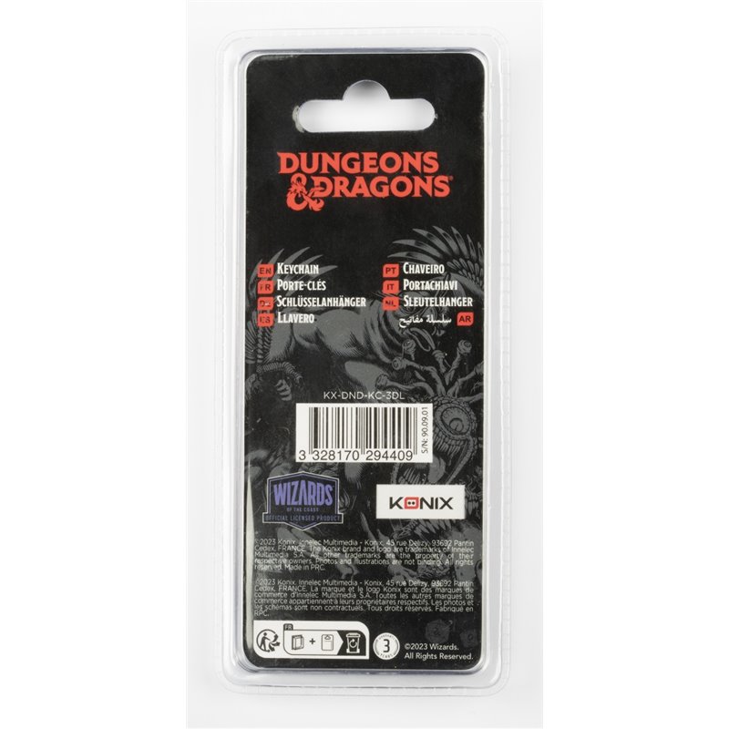 Image secondaire de Konix Porte clés 3D logo Dungeons & Dragons