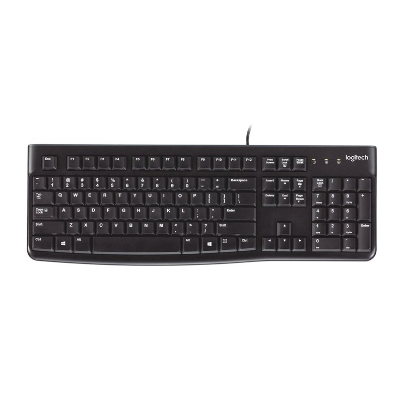 Logitech Keyboard K120 for Business clavier USB Qwerty Anglais Noir