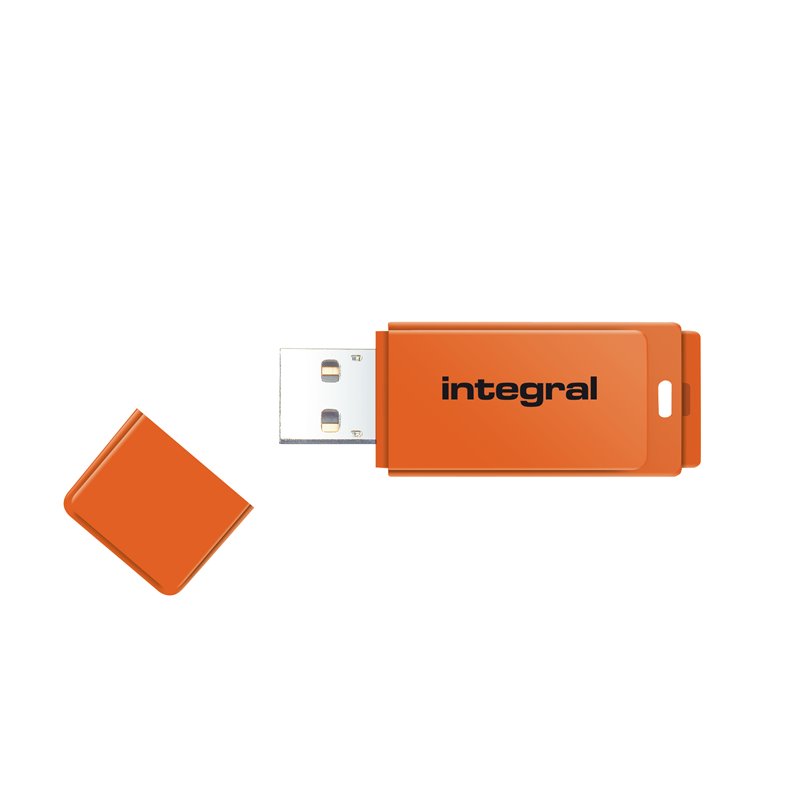 Integral 32GB USB2.0 DRIVE NEON ORANGE lecteur USB flash 32 Go USB Type-A 2.0