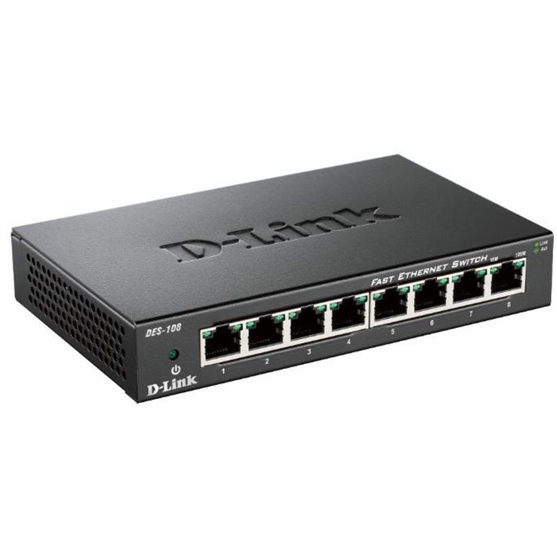 D-Link DES-108 Noir