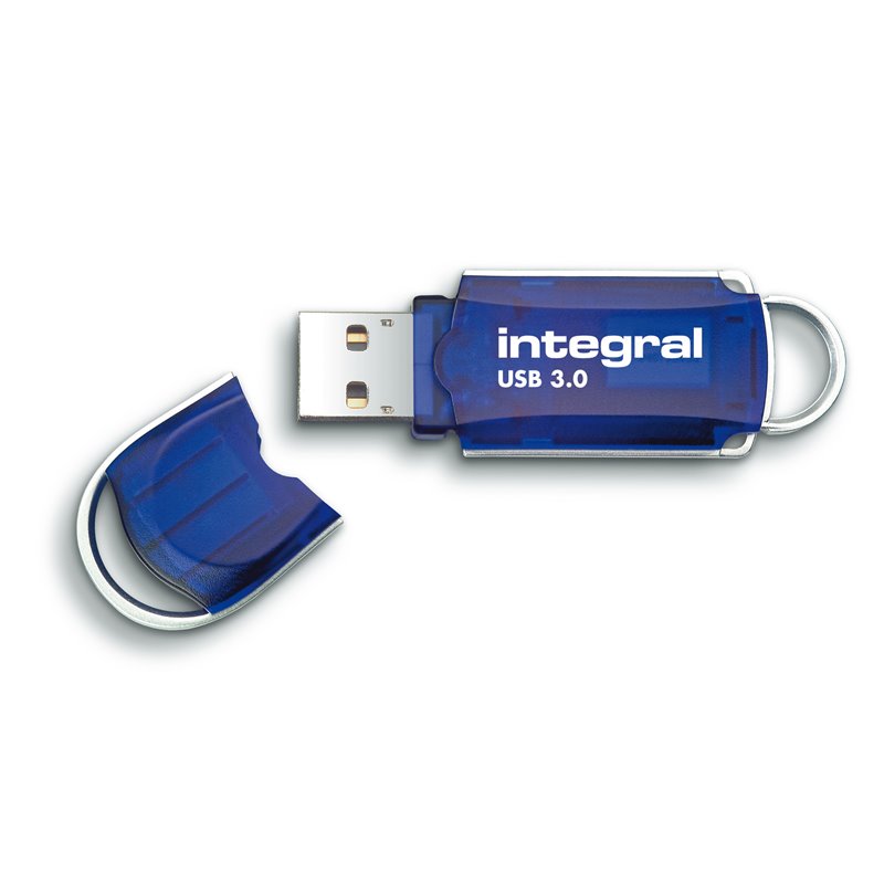 Integral 32GB USB3.0 DRIVE COURIER BLUE UP TO R-100 W-30 MBS lecteur USB flash 32 Go USB Type-A 3.2 Gen 1 (3.1 Gen 1) Bleu, Arge