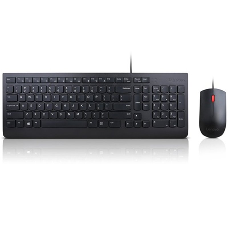 Lenovo 4X30L79894 clavier Souris incluse USB Français Noir