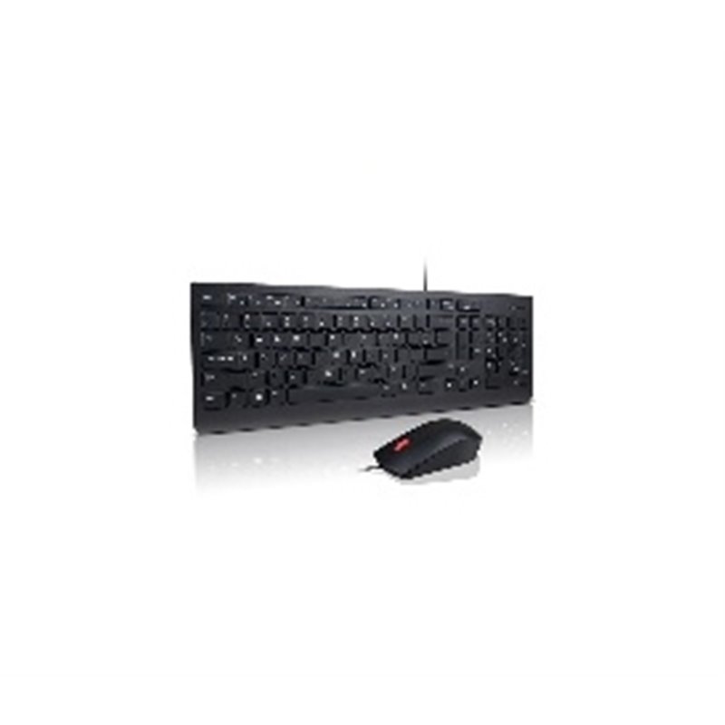 Lenovo 4X30L79921 clavier Souris incluse USB Qwerty Anglais britannique Noir