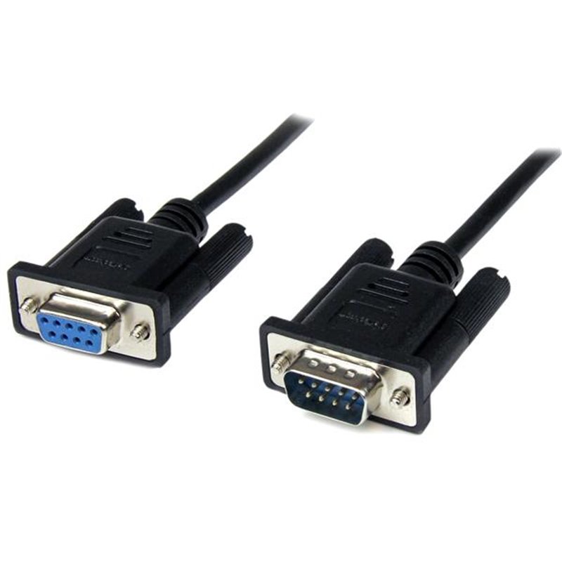 Startech.com Câble Null Modem Croisé Série RS232 DB9 1 m - Noir