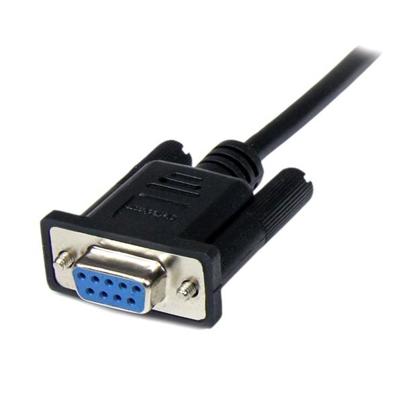 Image secondaire de Startech.com Câble Null Modem Croisé Série RS232 DB9 1 m - Noir