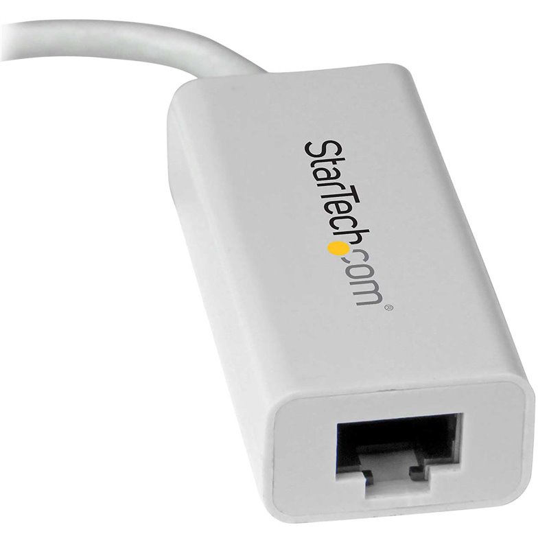 Image secondaire de Startech.com Adaptateur USB C vers Gigabit Ethernet - Blanc - Adaptateur Réseau LAN USB 3.0 vers RJ45 - USB Type C vers Ethernet