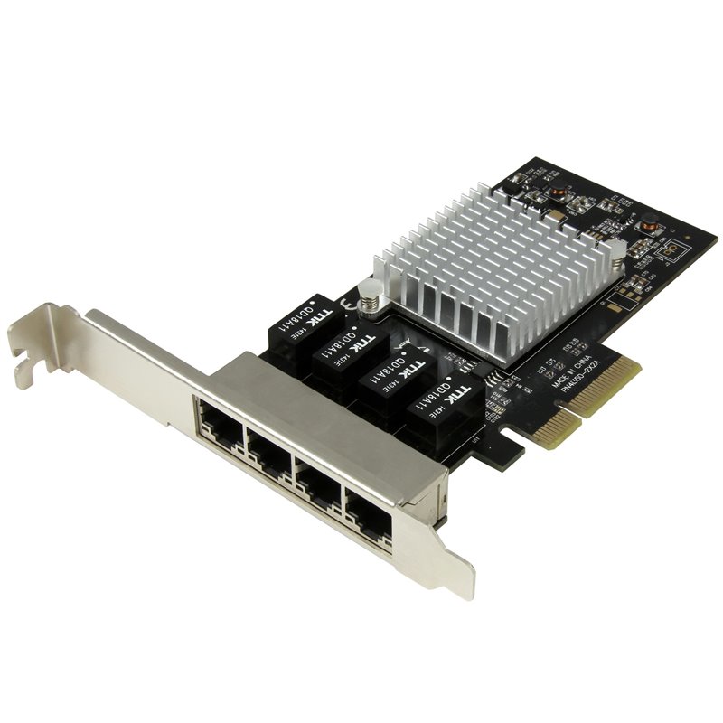 Startech.com Carte réseau PCI Express à 4 ports Gigabit Ethernet avec chipset Intel I350