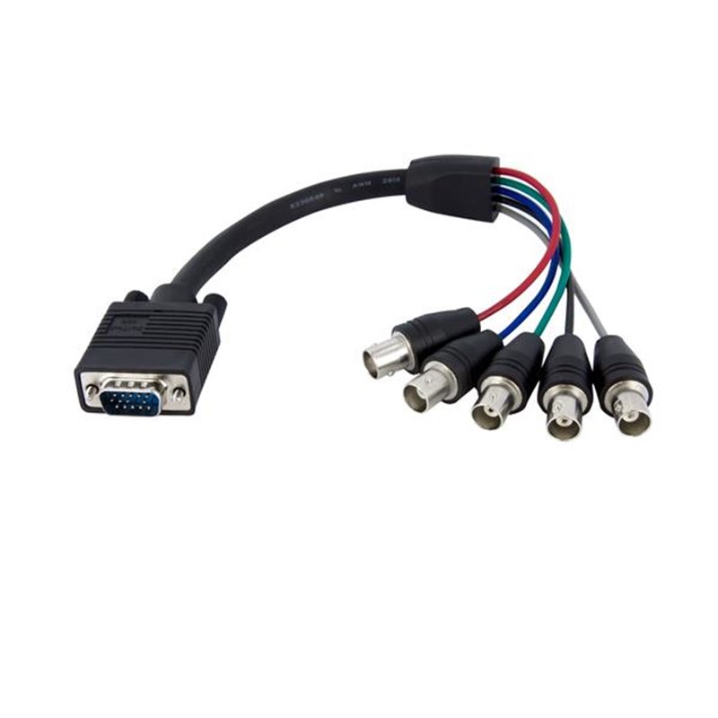 Startech.com Câble d'écran coaxial VGA HD15 vers 5x BNC RGBHV de 30cm - M/F