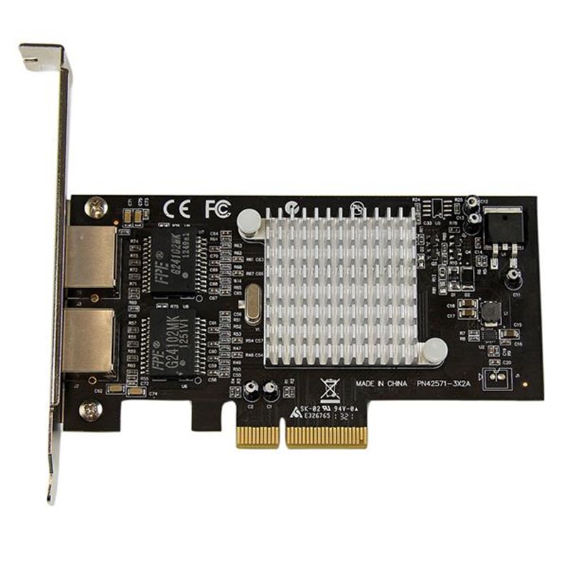 Image secondaire de Startech.com Carte Réseau PCI Express 2 Ports Gigabit Ethernet 10/100/1000 avec Chipset Intel i350