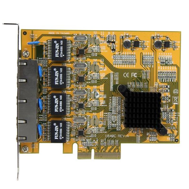 Image secondaire de Startech.com Carte réseau PCI Express à 4 ports Gigabit Ethernet