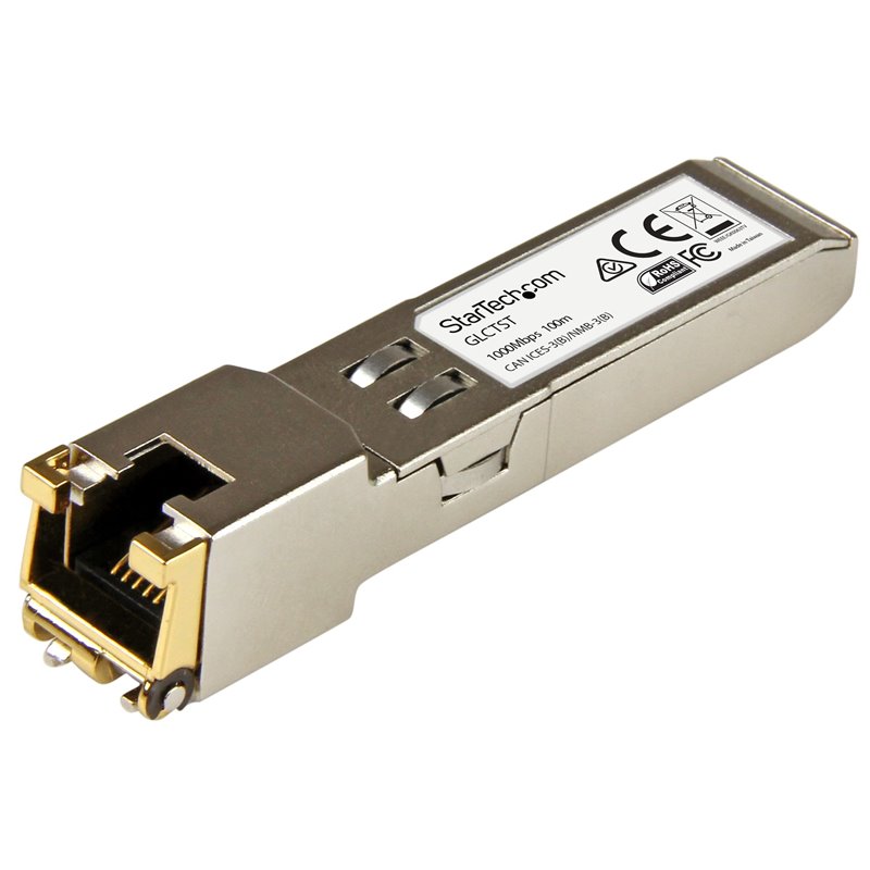 Startech.com Module SFP GBIC compatible Cisco GLC-T - Module transmetteur Mini GBIC 1000BASE-T