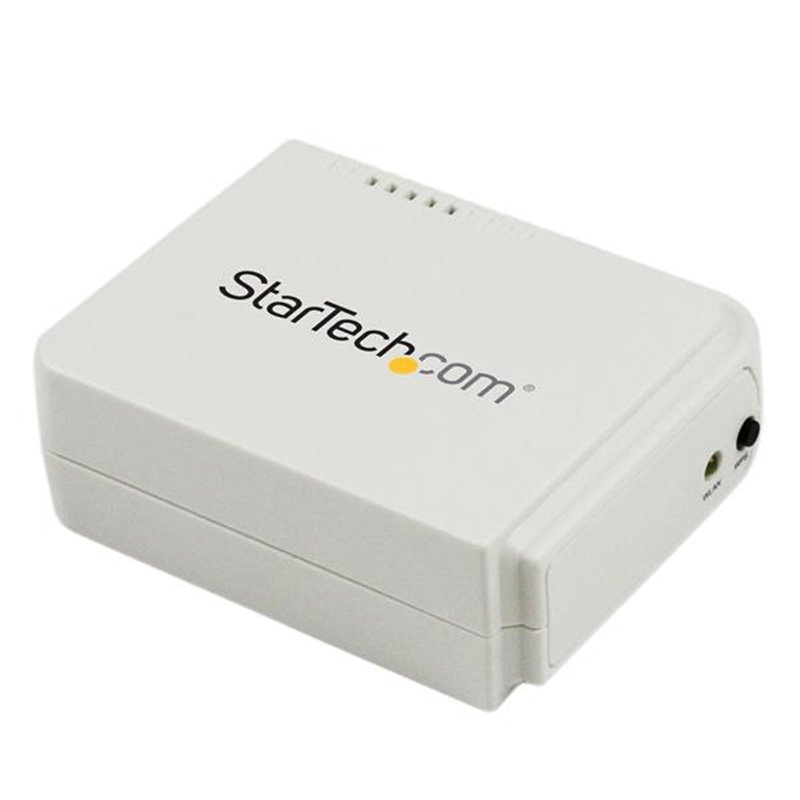 Startech.com Serveur d'impression USB 2.0 sans fil N avec port Ethernet 10/100 Mb/s - 802.11 b/g/n