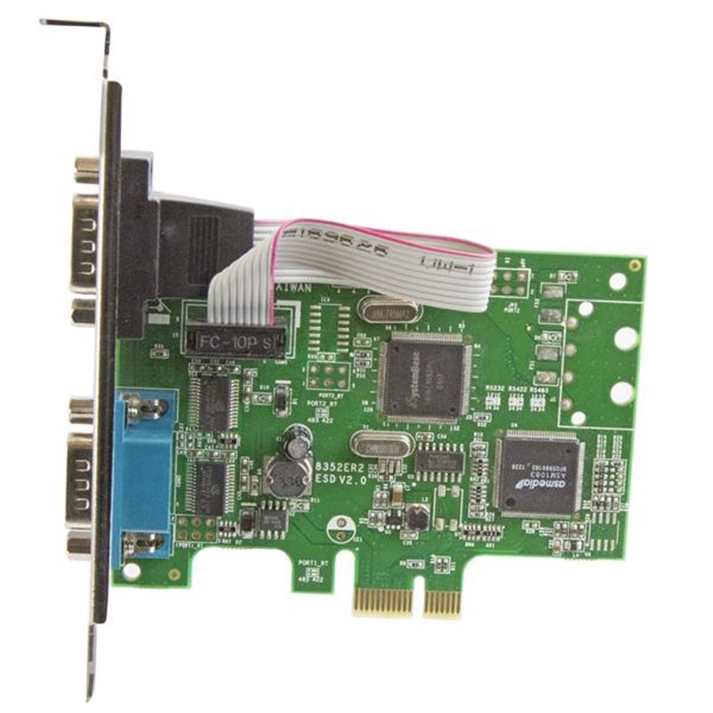 Image secondaire de Startech.com Carte PCI Express à 2 ports série DB9 RS232 - Adaptateur PCIe série avec UART 16C1050