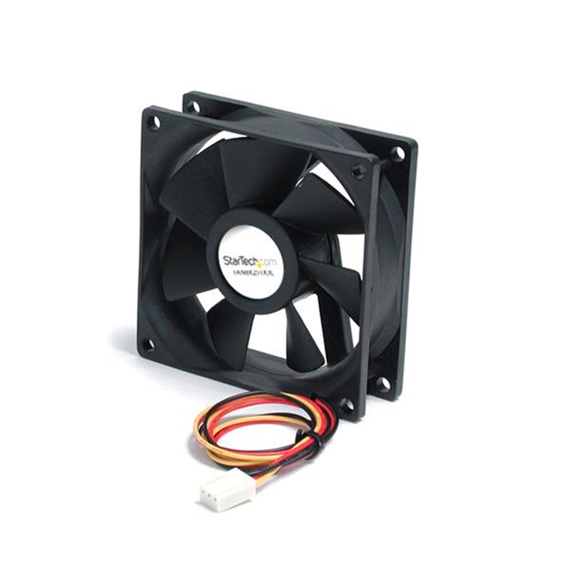 Startech.com Ventilateur PC Silencieux à Double Roulement à Billes - Alimentation TX3 - 80 mm