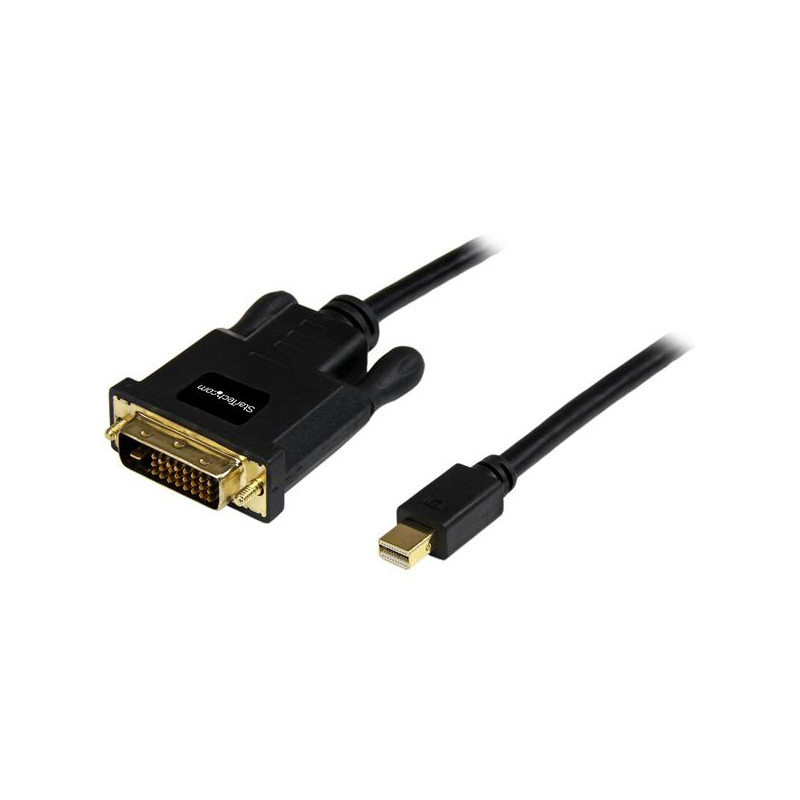 Startech.com Câble Mini DisplayPort vers DVI de 3m - Adaptateur Mini DP à DVI - Vidéo 1080p - Lien Unique Passif mDP 1.2 vers DV