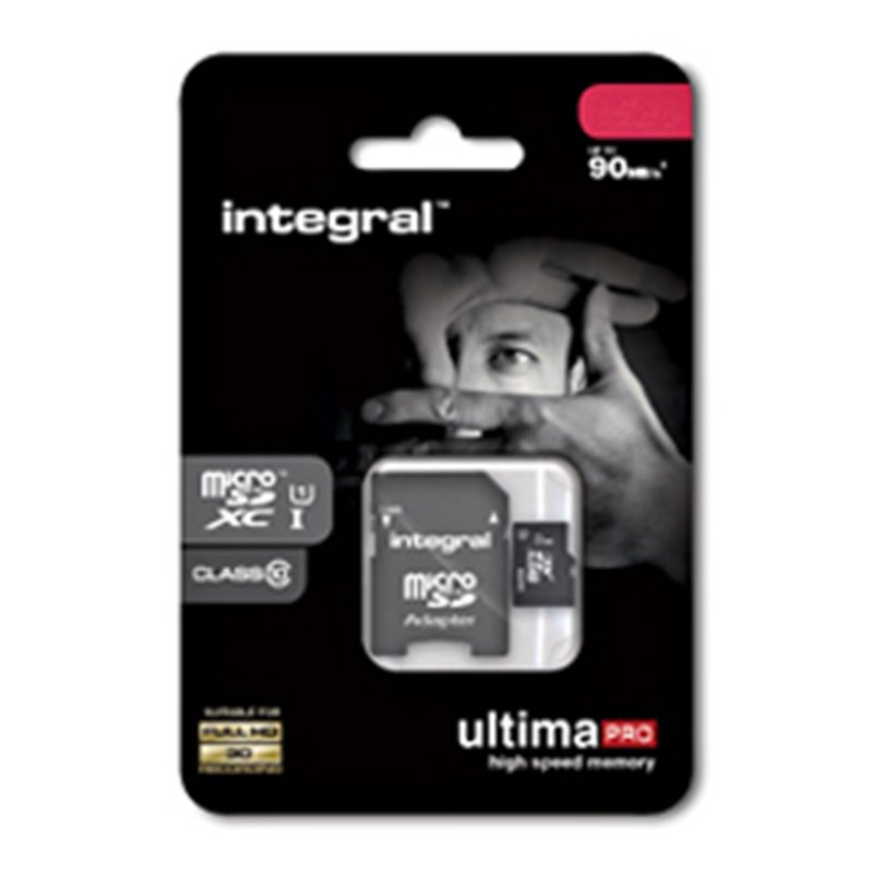 Image secondaire de Integral INMSDH8G10-90U1 mémoire flash 8 Go MicroSDHC UHS-I Classe 10