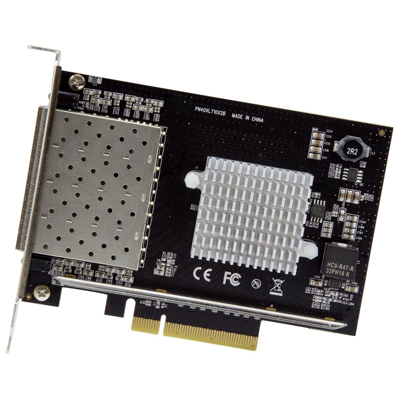 Image secondaire de Startech.com Carte réseau PCI Express pour serveur à 4 ports SFP+ 10 Gigabit Ethernet - Chipset Intel XL710