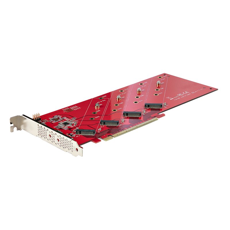 Startech.com QUAD-M2-PCIE-CARD-B carte et adaptateur d'interfaces Interne M.2