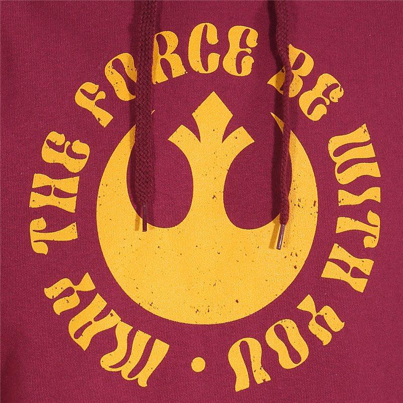 Image secondaire de Sweat à capuche unisex Star Wars May The Force Be With You Bordeaux