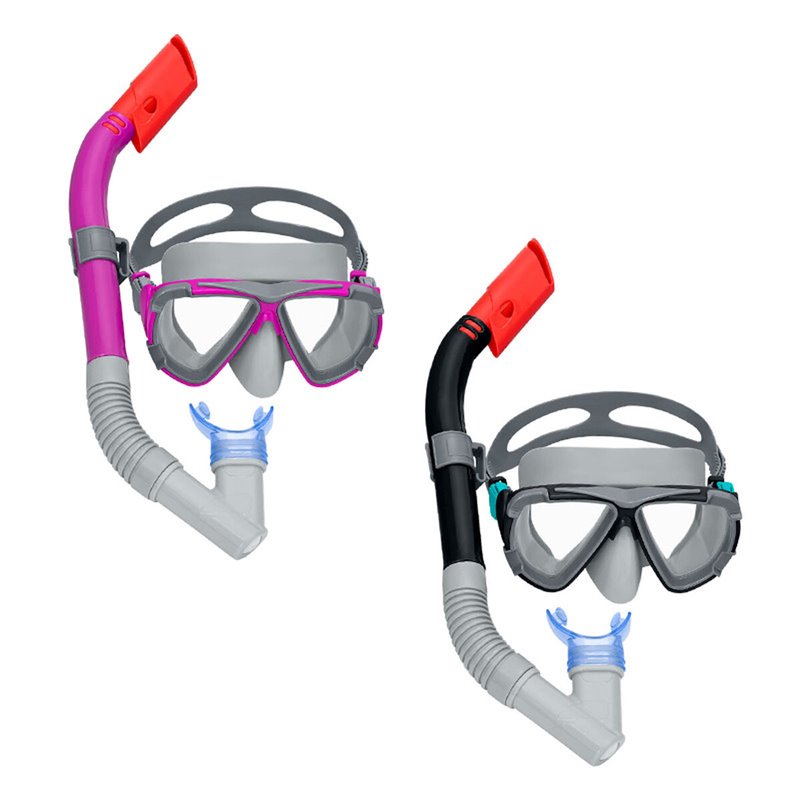 Bestway Masque et tuba de snorkeling Explora Essential pour les jeunes de 7 ans et plus