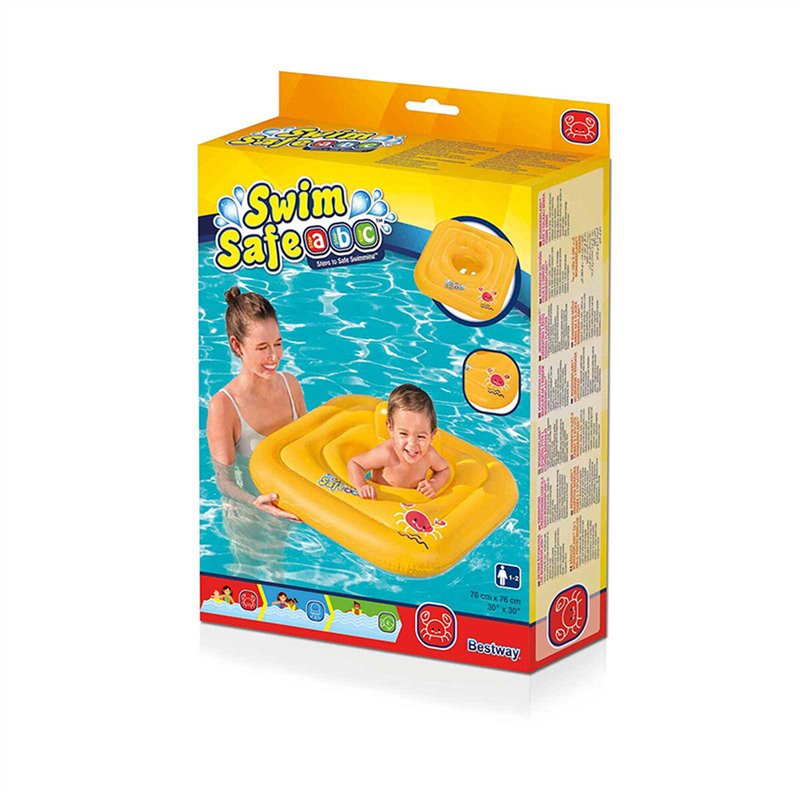 Image secondaire de Bestway Swim Safe ABC WonderSplash Bouée culotte ronde pour bébé 3 anneaux 69 cm