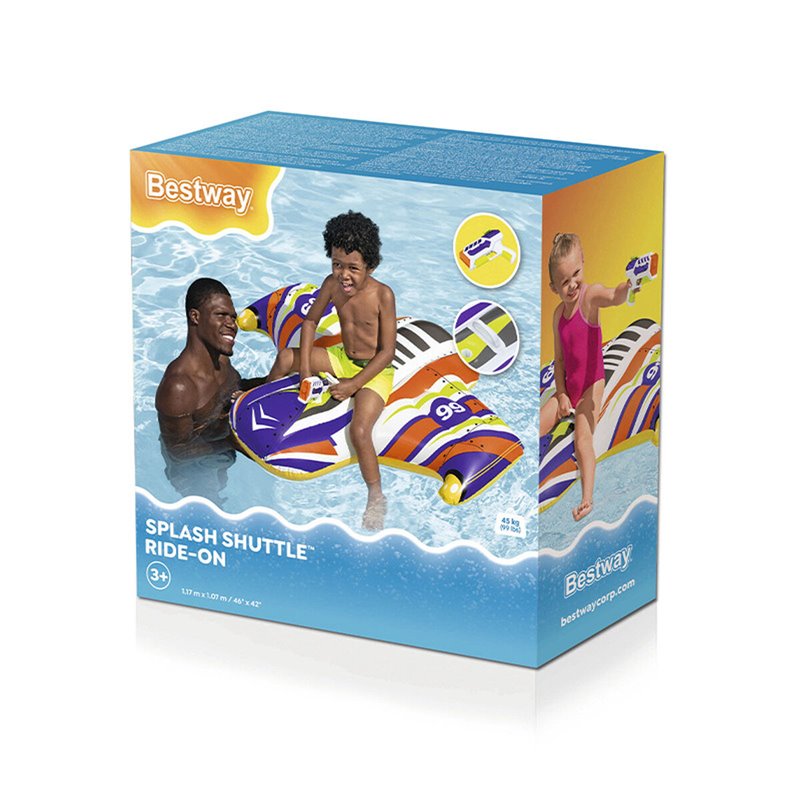 Image secondaire de Bestway Bouée à chevaucher Splash Shuttle pour enfants 1,17 x 1,07 m