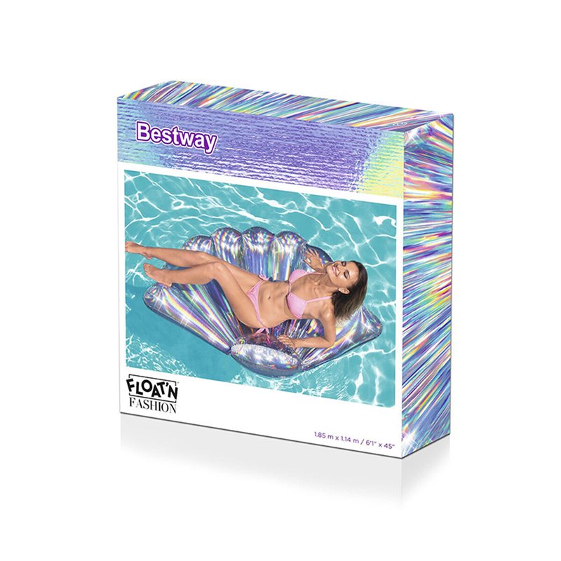 Image secondaire de Bestway 43414 flotteur de plage et de piscine Multicolore Motif PVC Fauteuil flottant