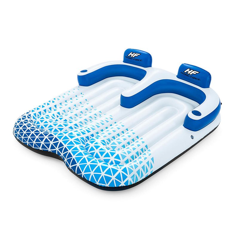 Bestway Hydro-Force Matelas de piscine 2 places Indigo Wave 1,83 m