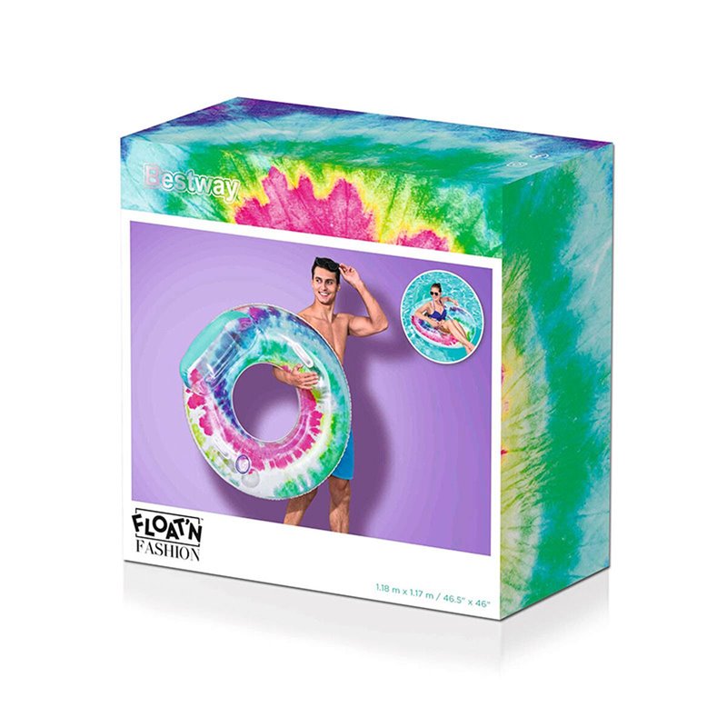 Image secondaire de Bestway Bouée Tie Dye 1,18 m x 1,17 m