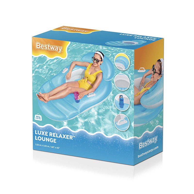 Image secondaire de Fauteuil de piscine gonflable Bestway Relaxer 153 x 102 cm