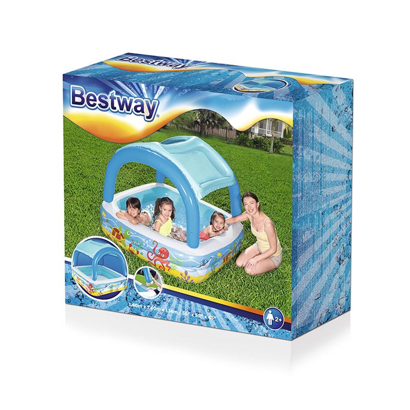 Image secondaire de Bestway Jouet de jardin gonflable PISCINE A JEUX CANOPY 1.47m x 1.47m x 1.22m