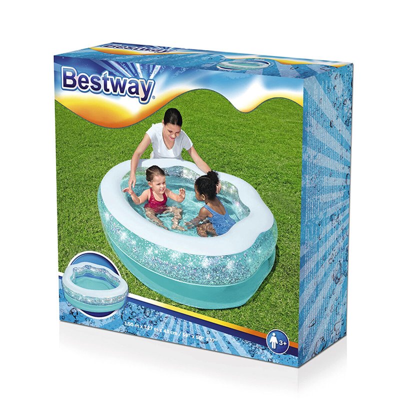 Image secondaire de Bestway Piscine gonflable pour enfants Sparkle Shell 1,5 m