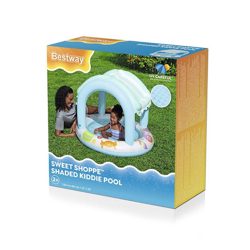 Image secondaire de Pataugeoire gonflable pour enfants Bestway 104 x 84 cm (1 Unité)