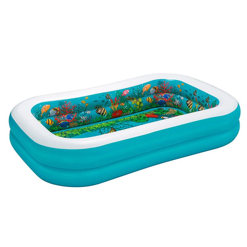 Bestway Piscine de jeu gonflable 3 D Undersea Adventure 2,62 m x 1,75 m x 51 cm