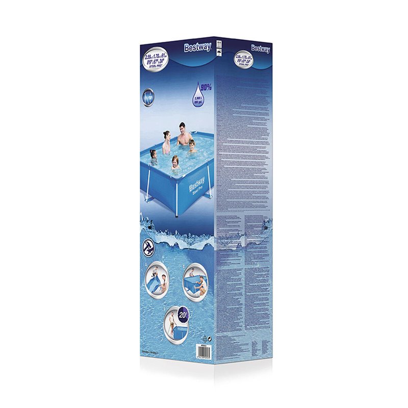 Image secondaire de Bestway © Steel Pro Piscine hors sol rectangulaire 2,59 m x 1,70 m x 61 cm