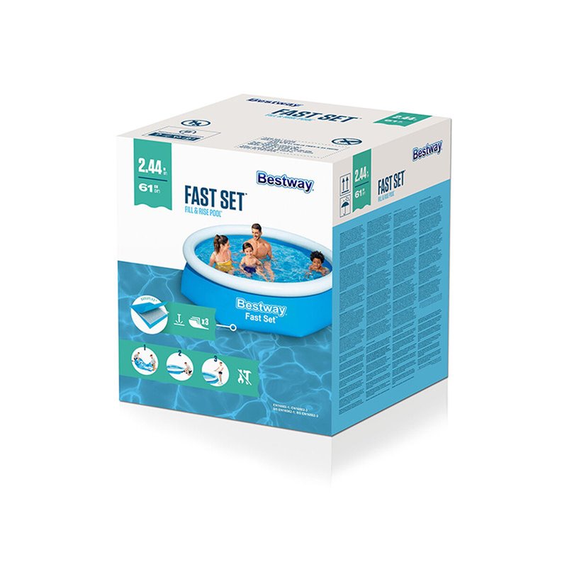 Image secondaire de Bestway Fast Set Piscine gonflable ronde 2,44 m x 61 cm