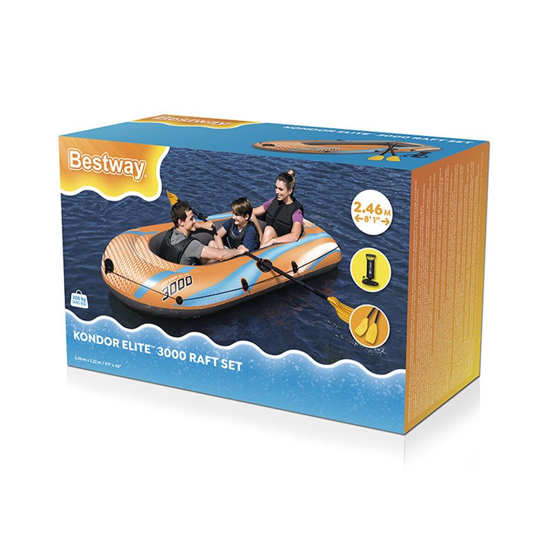 Image secondaire de Bestway Kit bateau gonflable Kondor Elite 3000 2,46 m