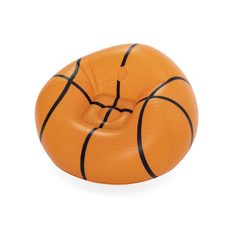 Bestway Fauteuil gonflable ballon de basket Beanless pour enfants