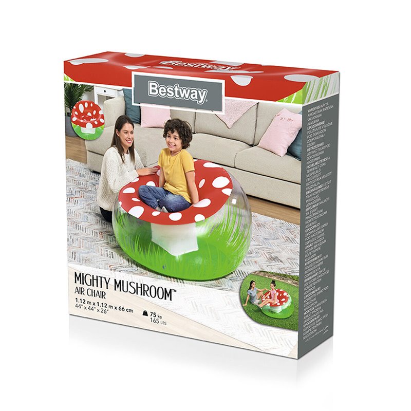 Image secondaire de Bestway Fauteuil gonflable pour enfants Mighty Mushroom