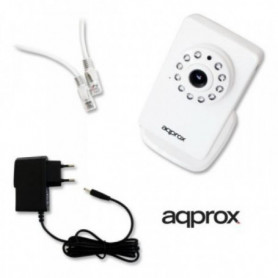 Caméra IP approx! APPIP03HDP2P HD IR P2P micro SD Wifi Blanc 48,99 €