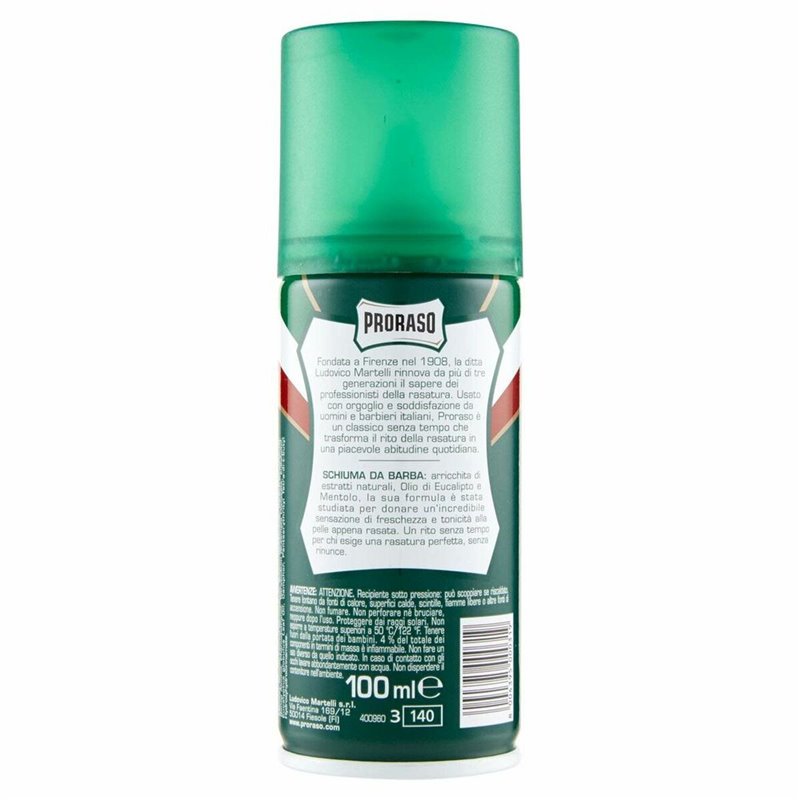 Image secondaire de Mousse à raser Classic Proraso Refresh Eucalyptus