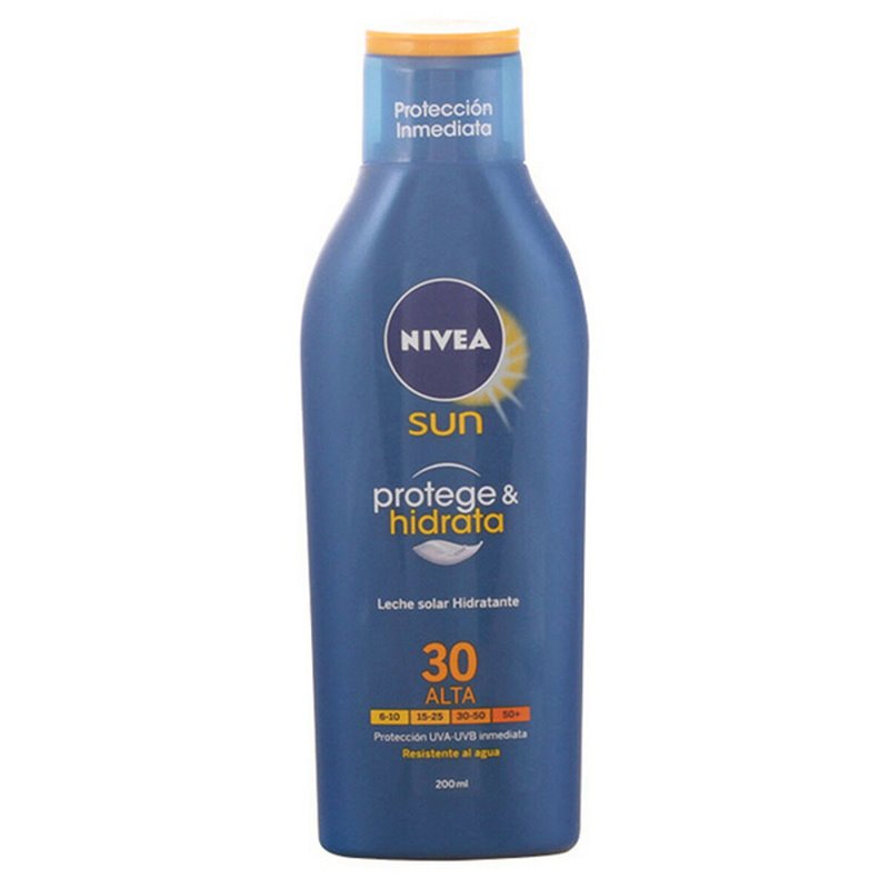 Lait solaire Protege & Hidrata Nivea Protect And Moister SPF 30 (200 ml) Spf 30 200 ml