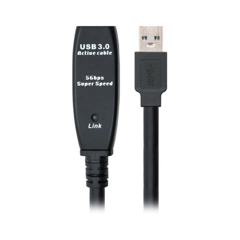 Image secondaire de NanoCâble 10.01.0312 câble USB 10 m USB 3.2 Gen 1 (3.1 Gen 1) USB A Noir