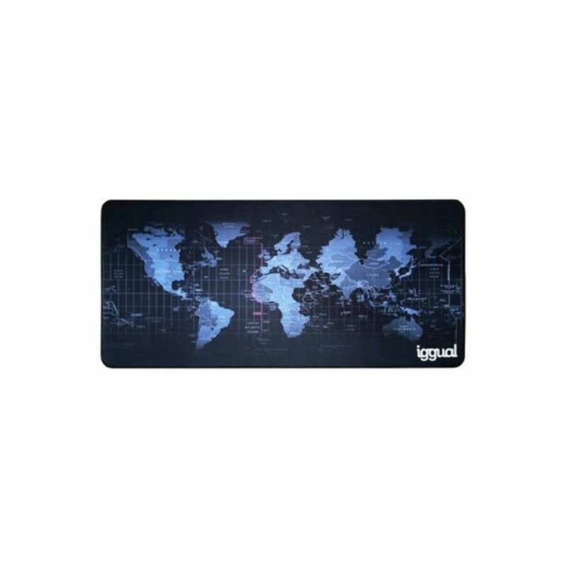 Iggual IGG316887 tapis de souris Tapis de souris de jeu Noir, Bleu