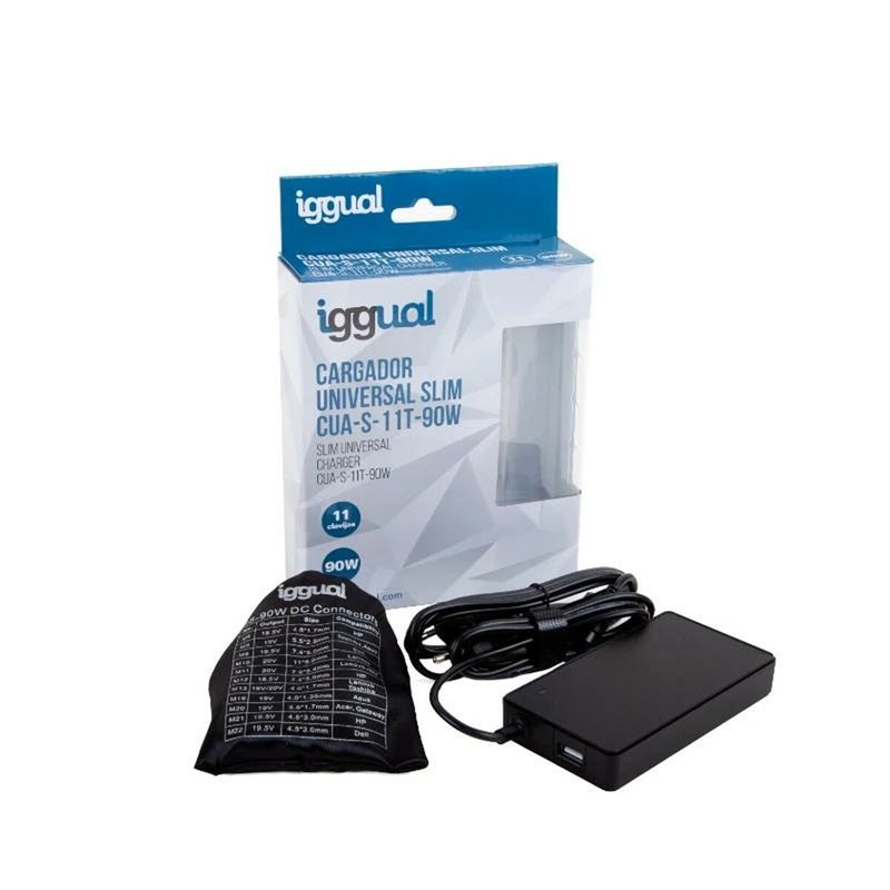 Chargeur d'ordinateur portable iggual IGG318065 90 W