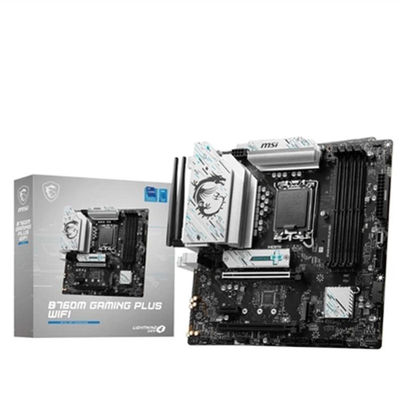 MSI B760M Gaming PLUS WIFI carte mère Intel B760 LGA 1700 micro ATX